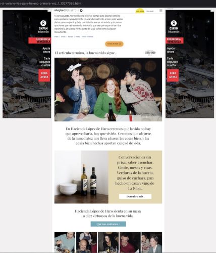 editorial native ads branding performance prelanding