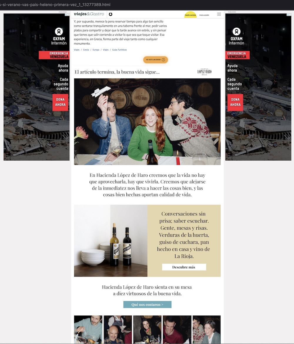 editorial native ads branding performance prelanding