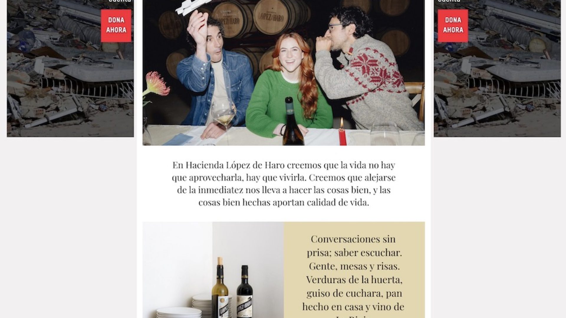 editorial native ads branding performance prelanding